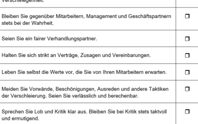 Ehrlich führen